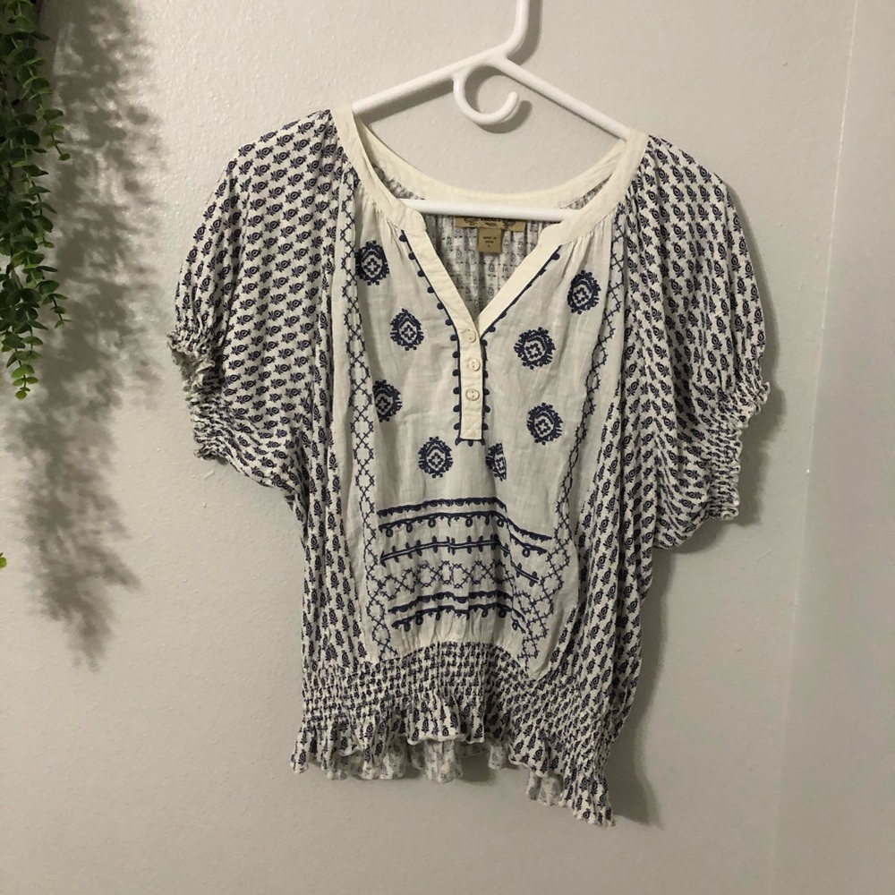 Vintage America Boho Blouse